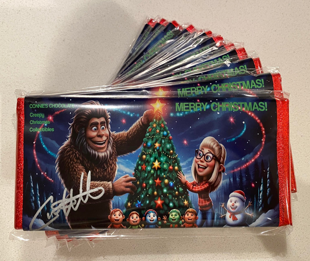 Connie's Creepy Collectibles CHRISTMAS Chocolate Bar!