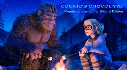 Connie's Creepy Collectibles Dark Chocolate Bigfoot Bar